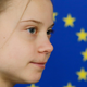 Swedish climate activist Greta Thunberg arrives at the European Parliament in Brussels on March 4, 2020.